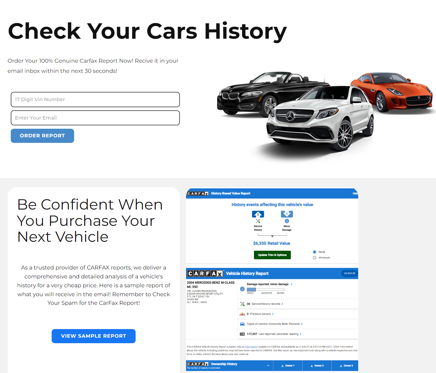 Cheap AutoCheck Report for $5! BUY NOW!