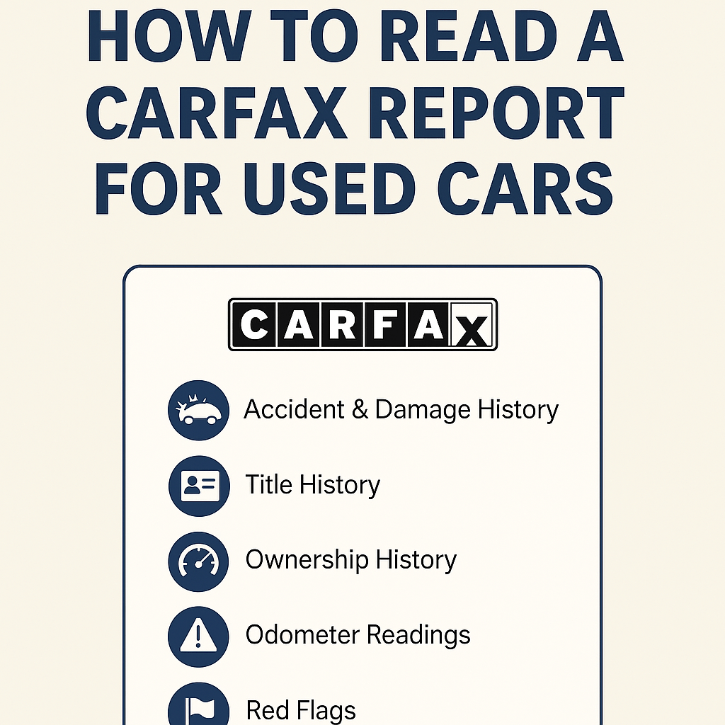 how to read a carfax report for used cars