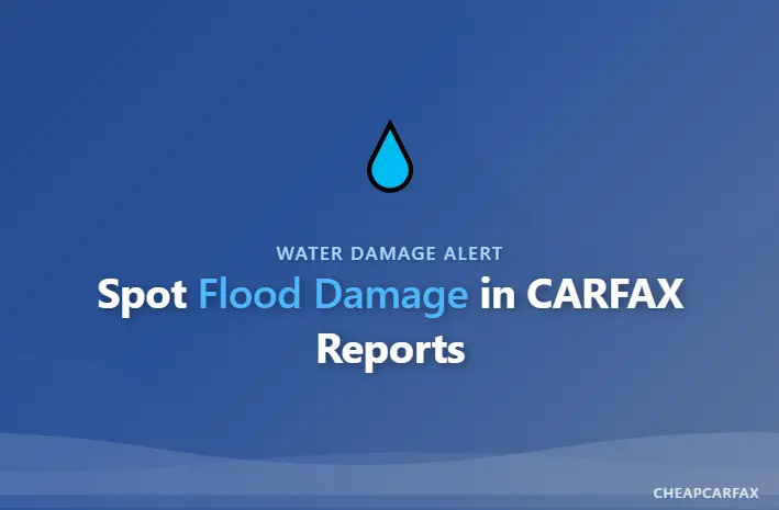 flood damage carfax