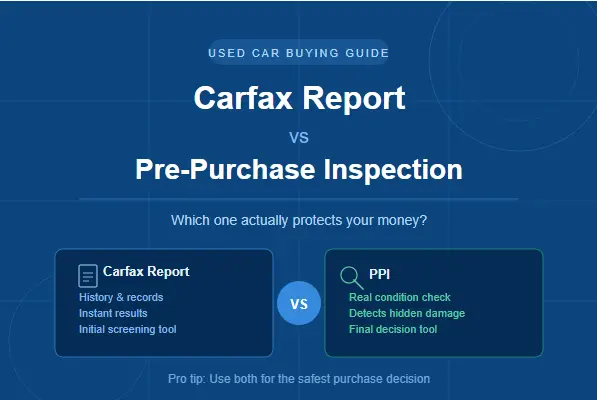 carfax vs pre-inspection